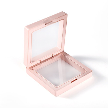 3D floating frame  jewelry display box plastic suspension frame gem box packaging recycled jewelry packing